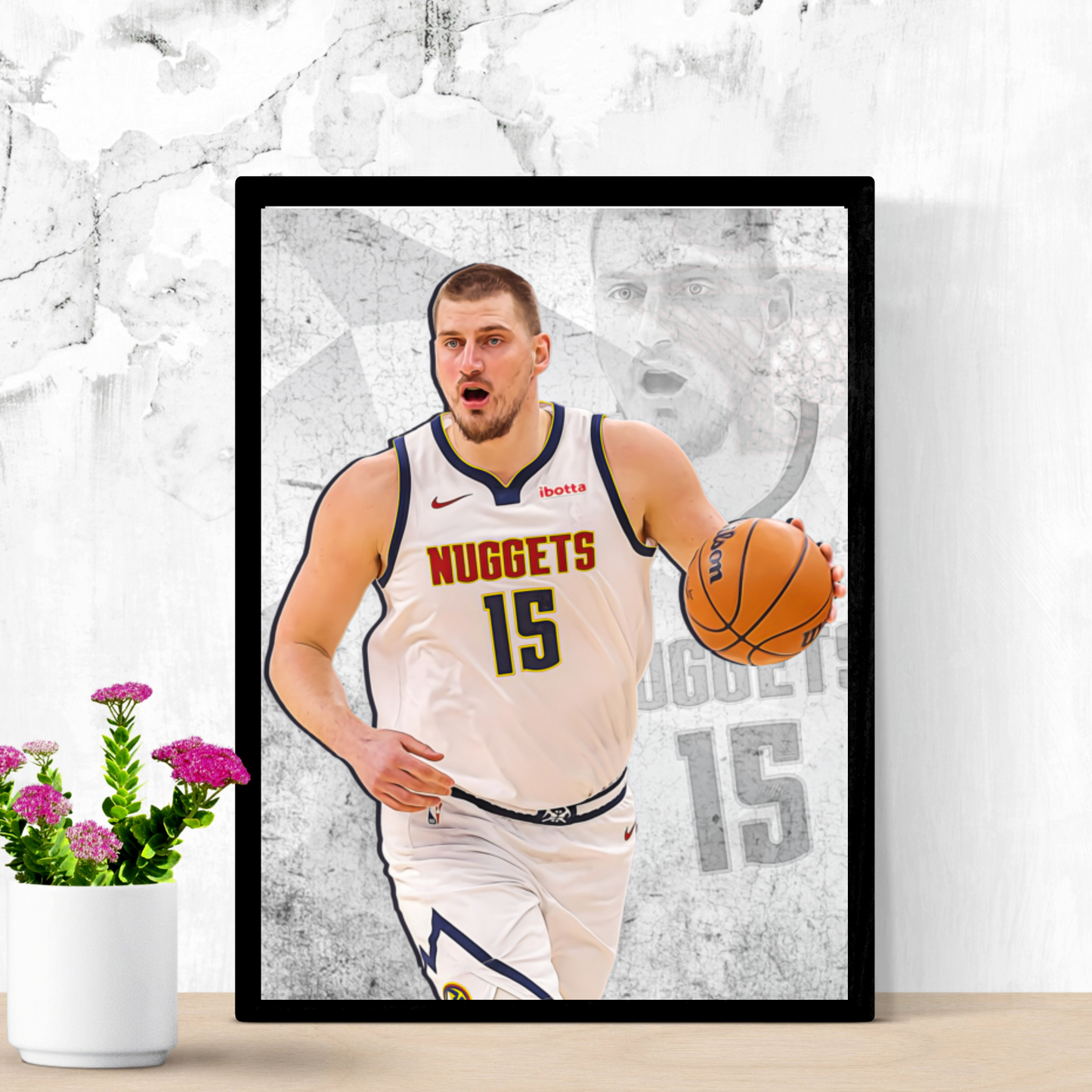 Nikola Jokić Matte Paper Poster, Frames & Hanger