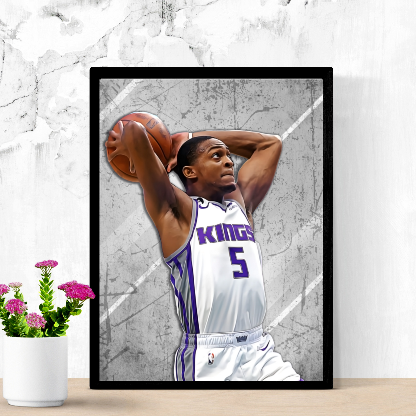 De'Aaron Fox Matte Paper Poster, Frames & Hanger