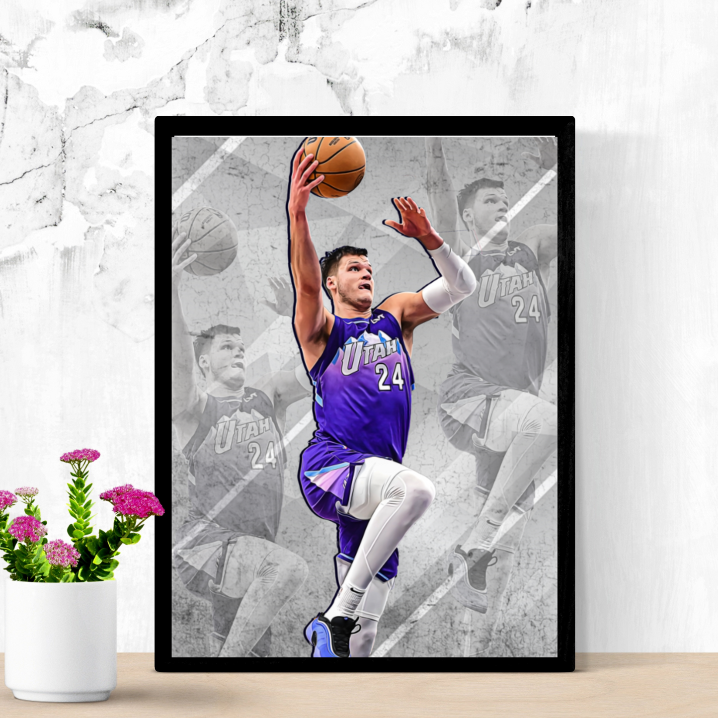 Walker Kessler Matte Paper Poster, Frames & Hanger