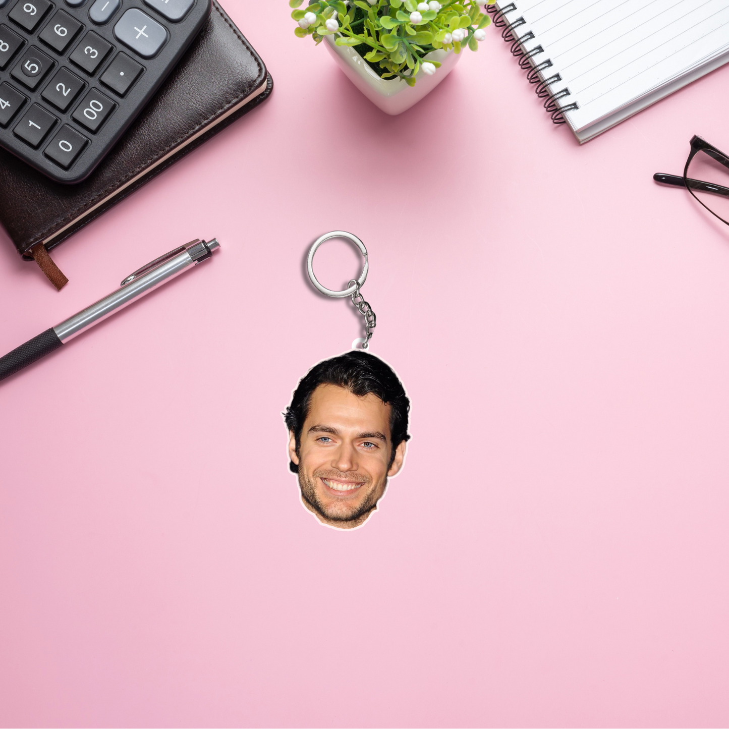 Henry Cavill 2 Layer Acrylic Keychain | Best Fan Gift