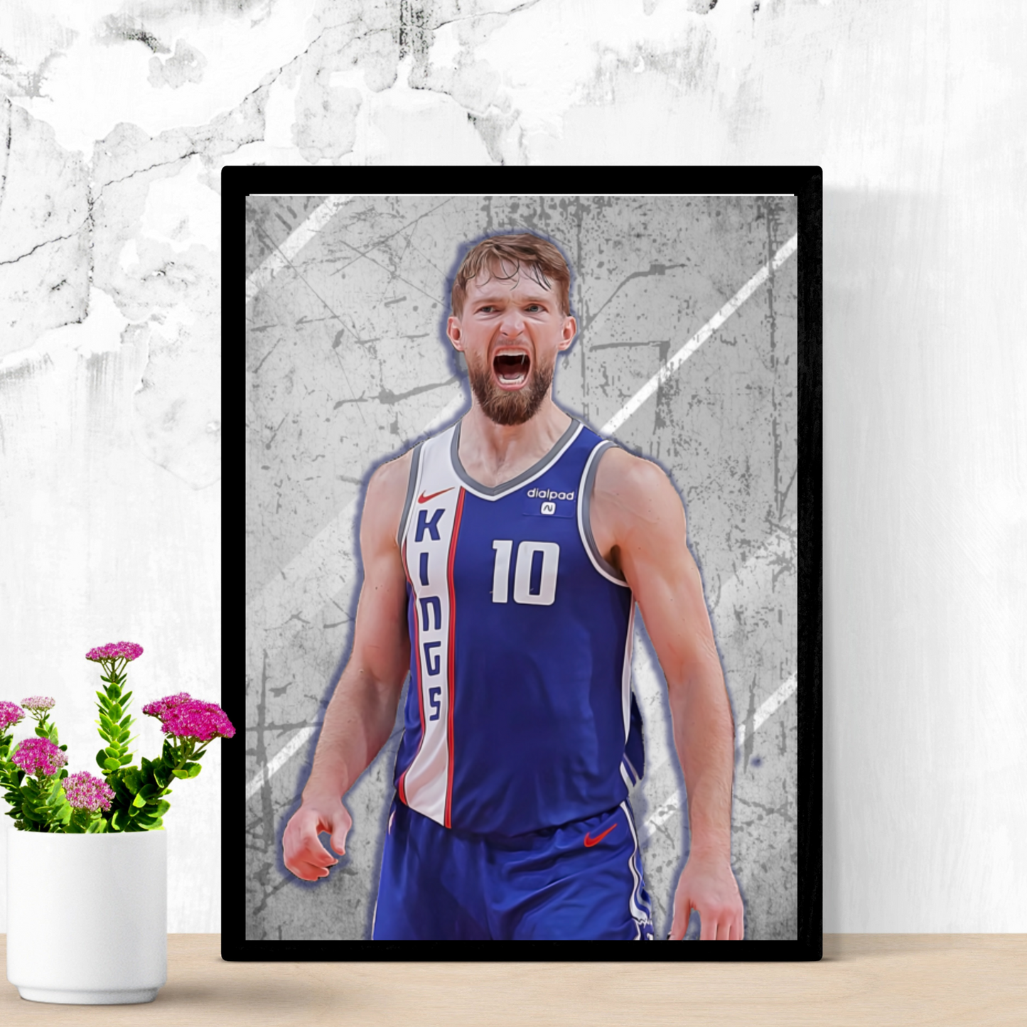 Domantas Sabonis Matte Paper Poster, Frames & Hanger
