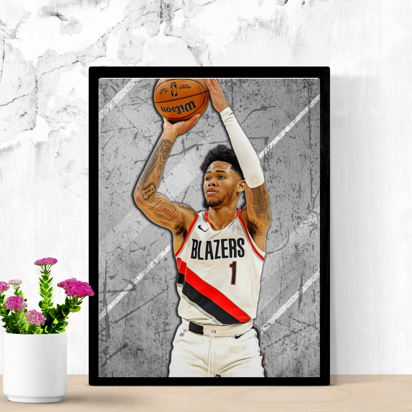 Anfernee Simons Matte Paper Poster, Frames & Hanger