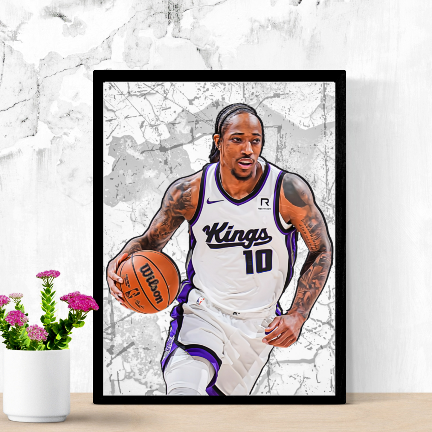 DeMar DeRozan Premium Matte Paper Poster, Frames & Hanger