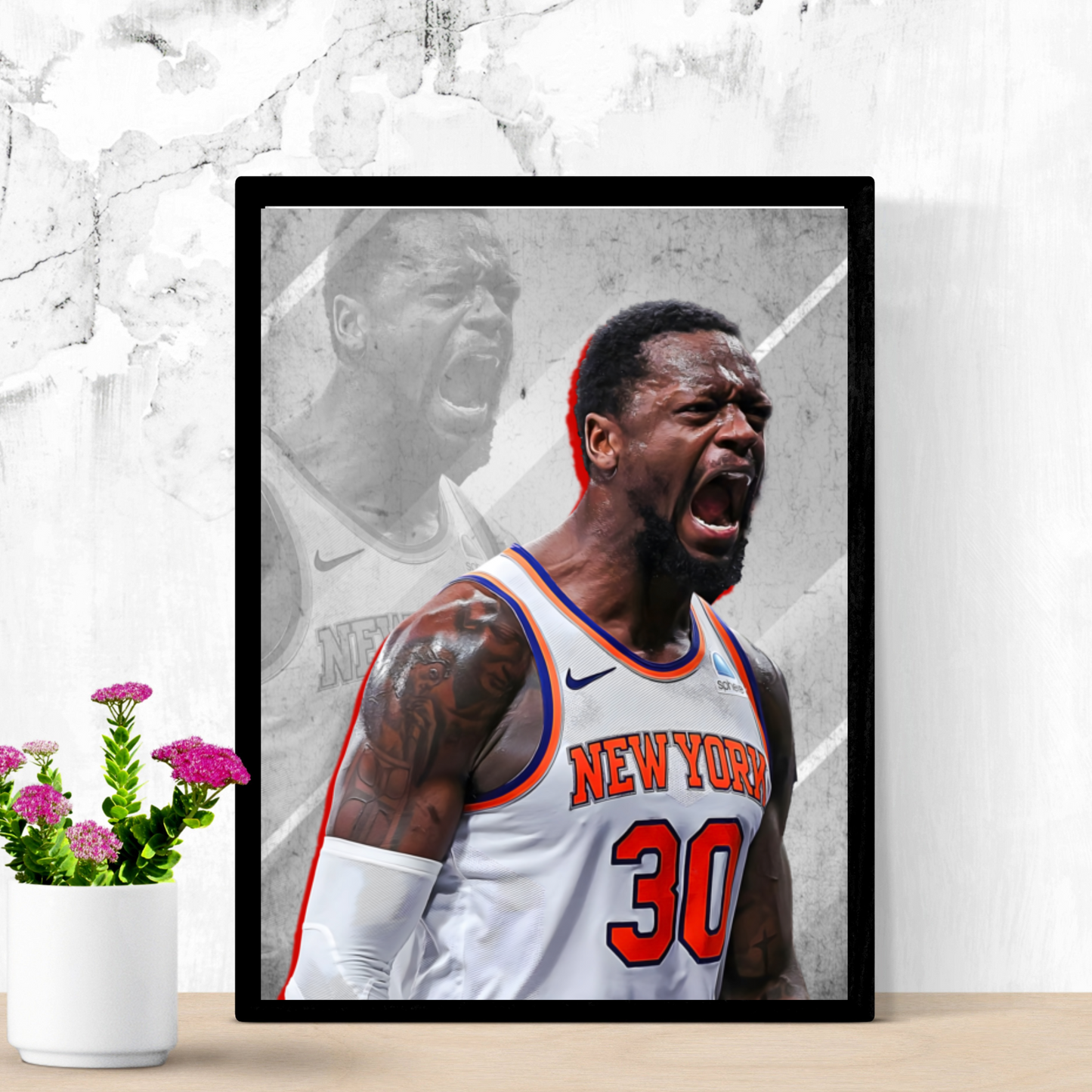 Julius Randle Matte Paper Poster, Frames & Hanger, NBA Fan Gift
