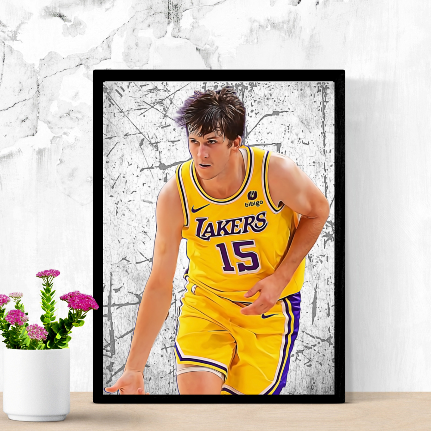 Austin Reaves Matte Paper Poster, Frames & Hanger, NBA Fan Gift