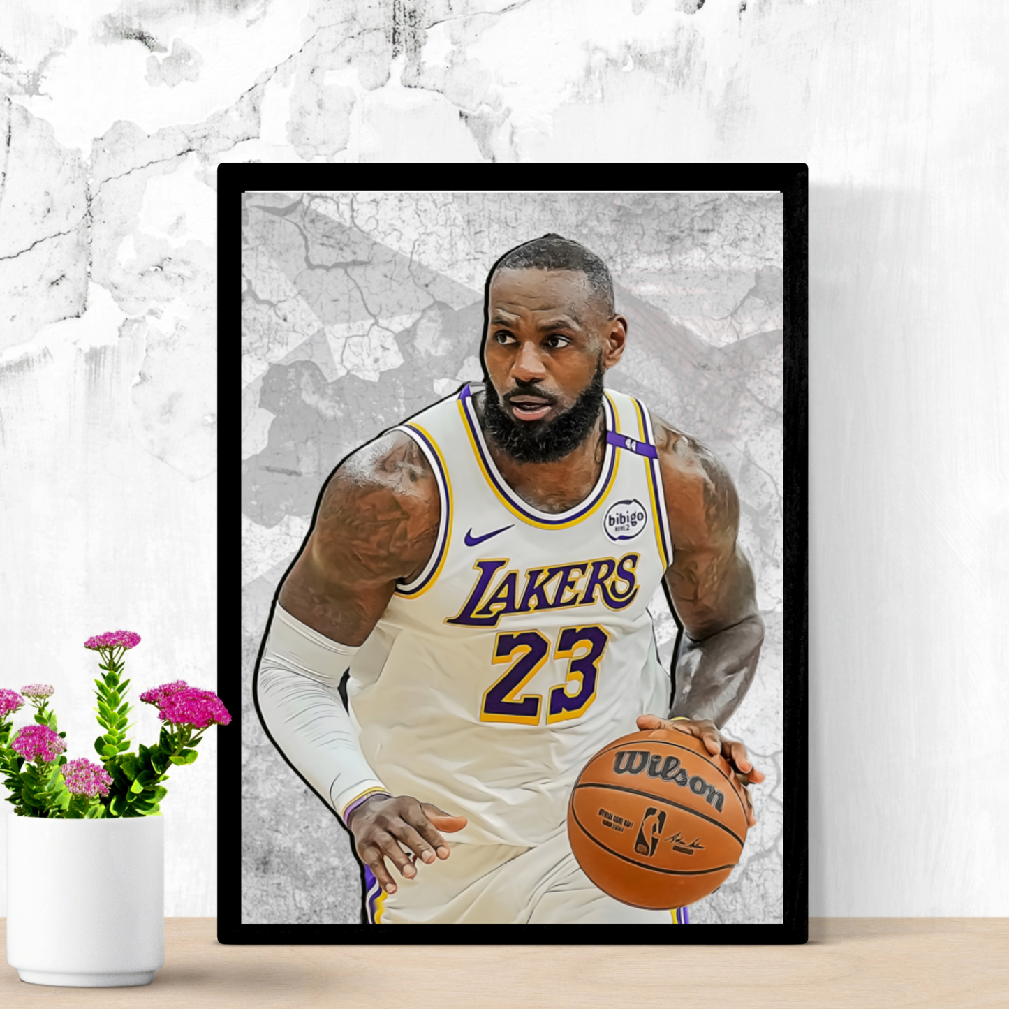 LeBron James Matte Paper Poster, Frames & Hanger