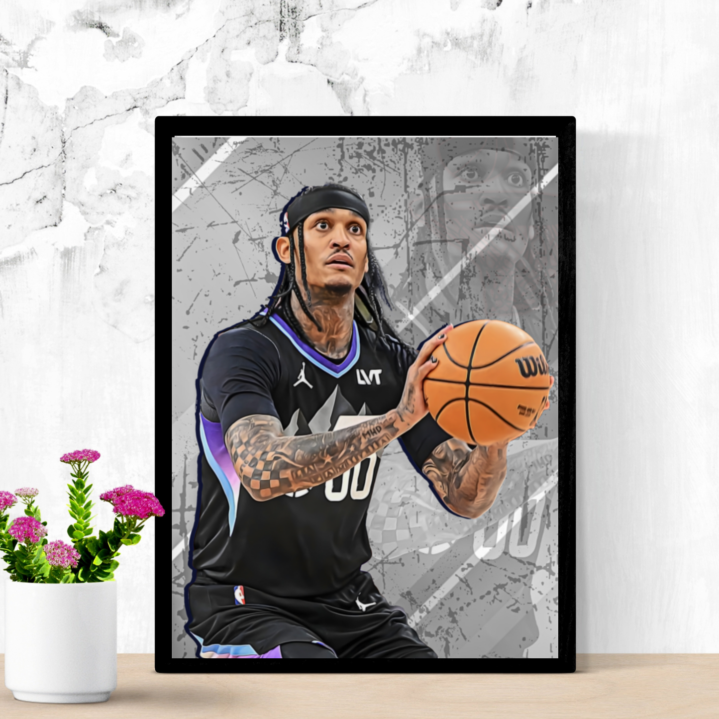 Jordan Clarkson Premium Matte Paper Poster, Frames & Hanger