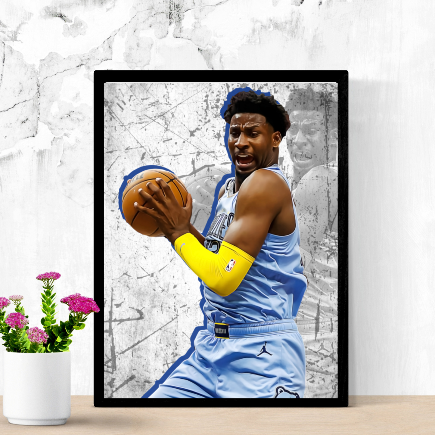 Jaren Jackson Jr. Matte Paper Poster, Frames & Hanger, NBA Fan Gift