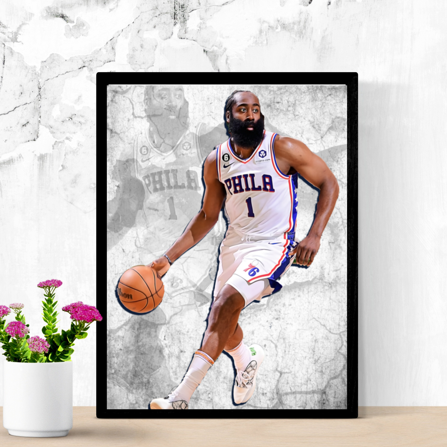 James Harden Matte Paper Poster, Frames & Hanger