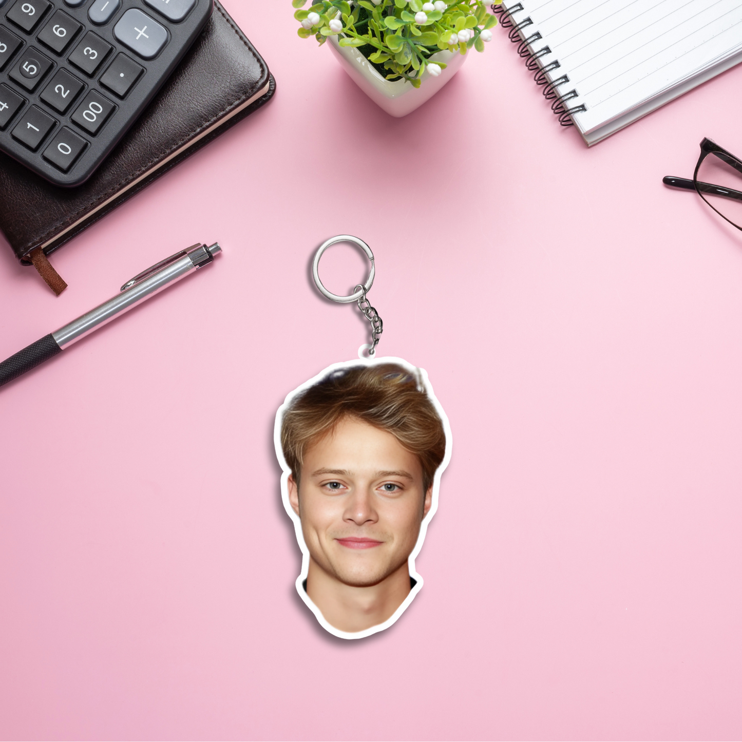 Rudy Pankow Both Sided Acrylic Keychain | Fan Gift