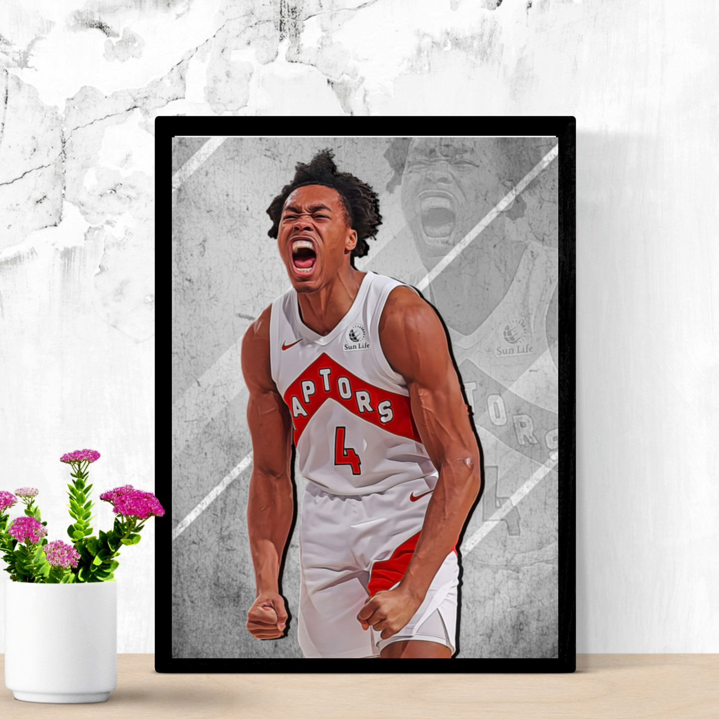 Scottie Barnes Matte Paper Poster, Frames & Hanger