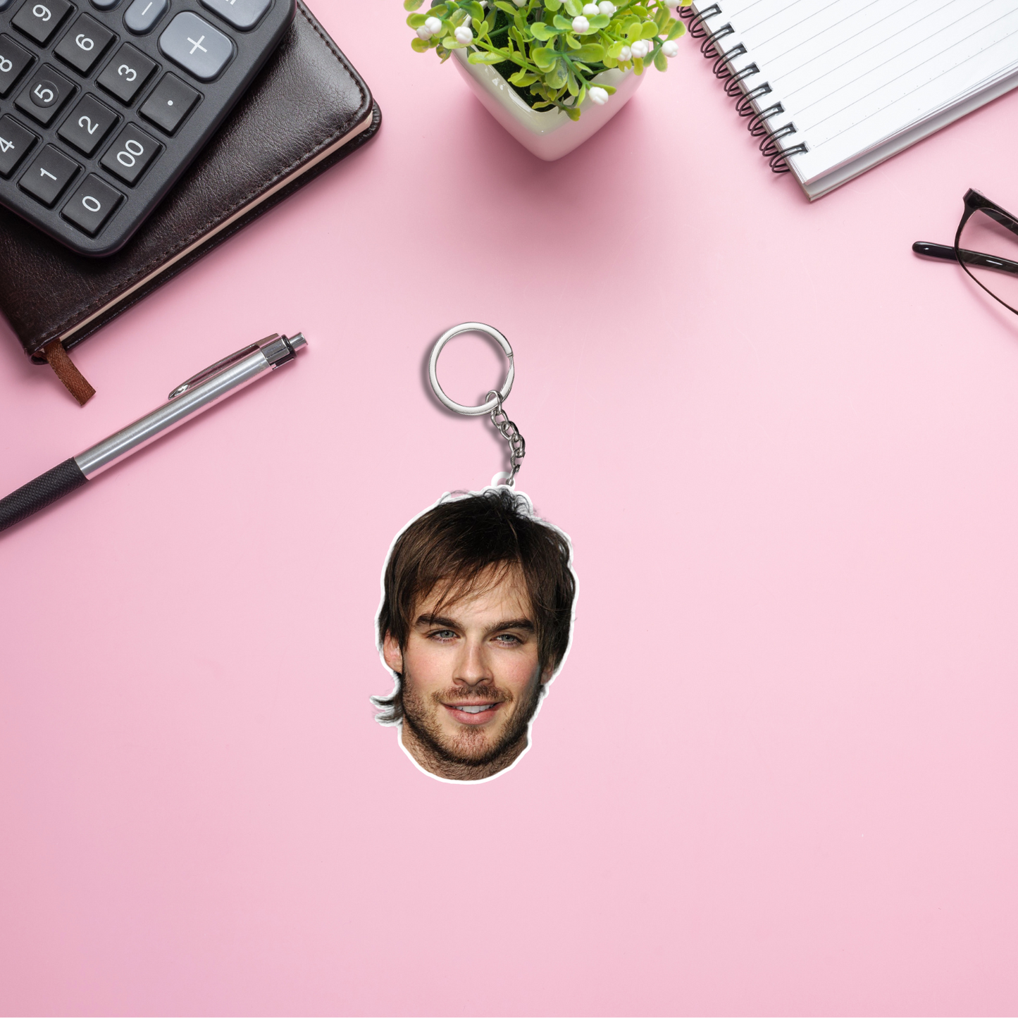 Ian Somerhalder 2 Layer Acrylic Keychain | Best Fan Gift