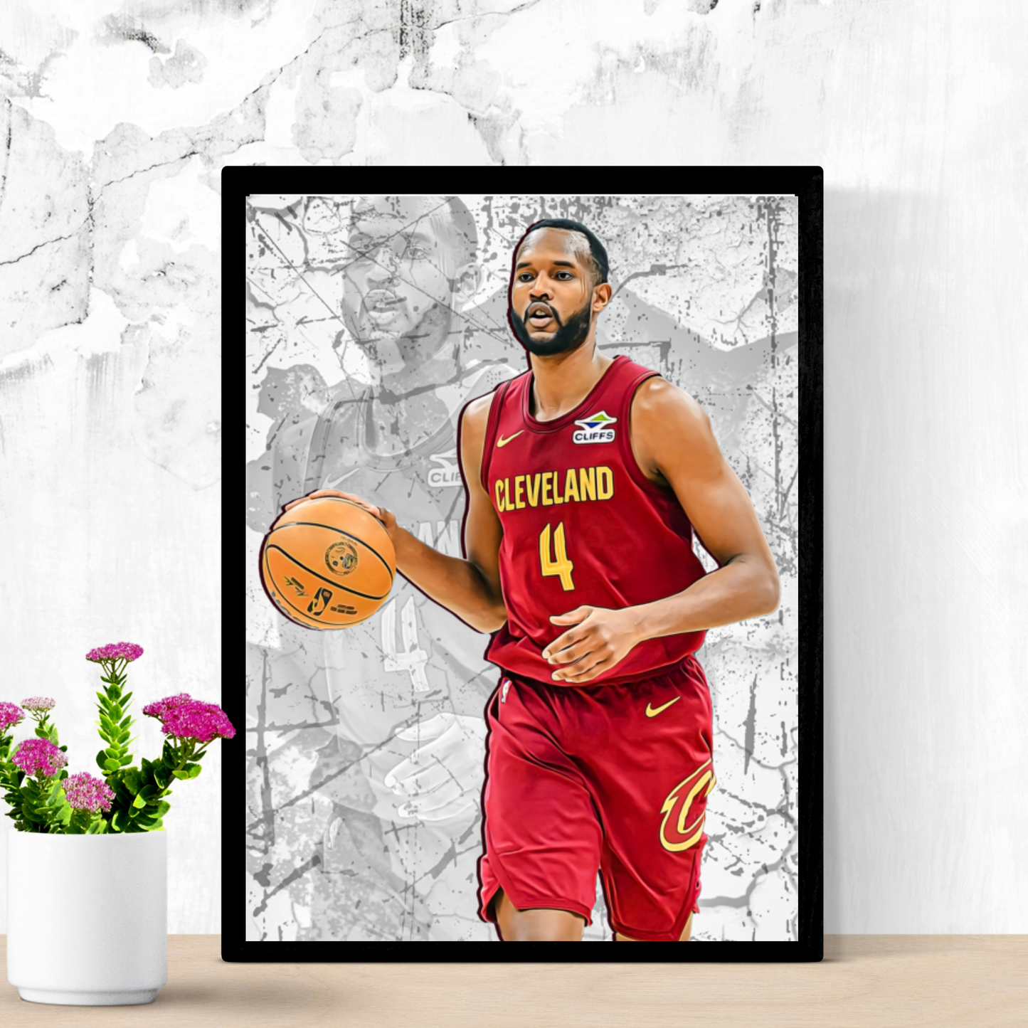 Evan Mobley Premium Matte Paper Poster, Frames & Hanger
