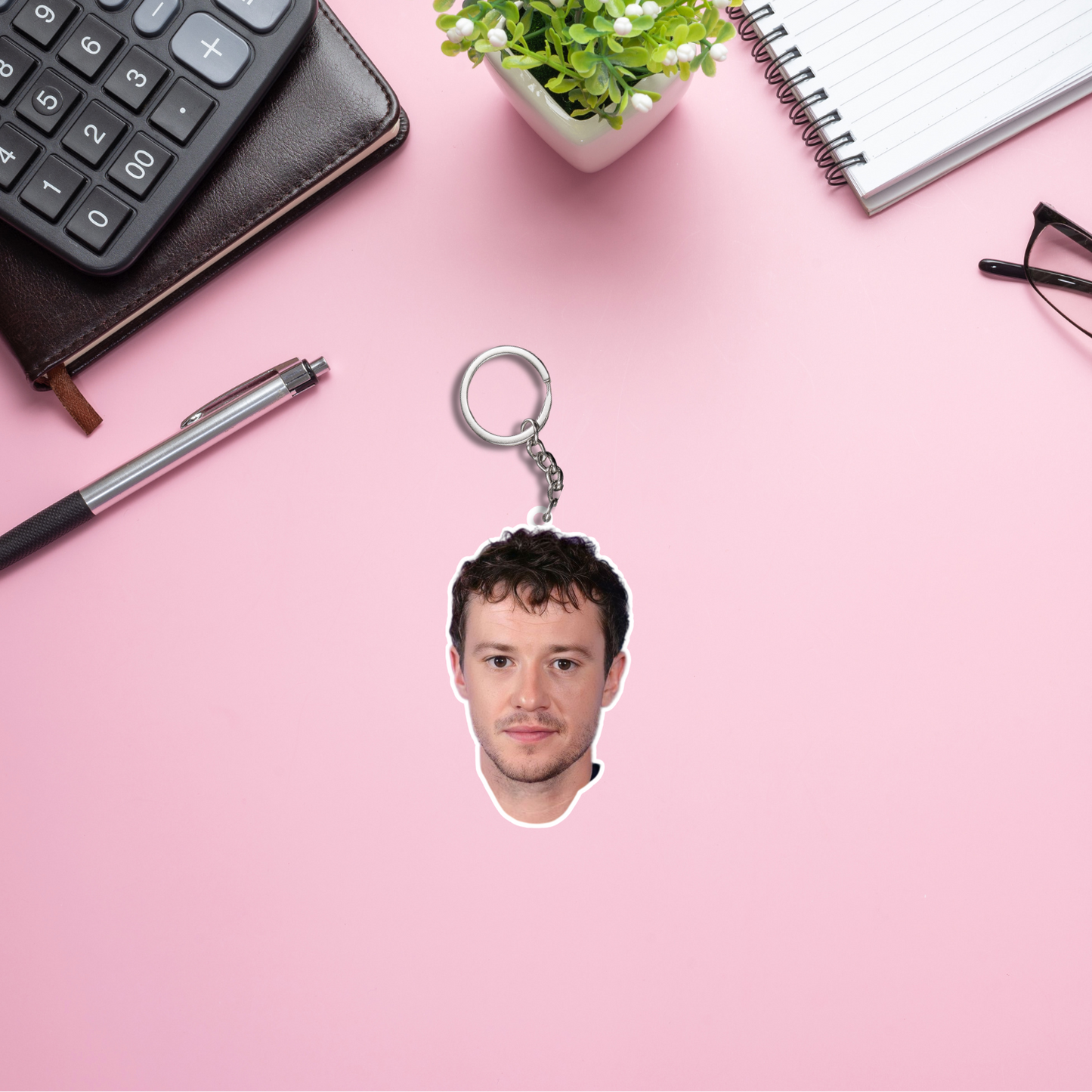 Joseph Quinn Both Sided Acrylic Keychain