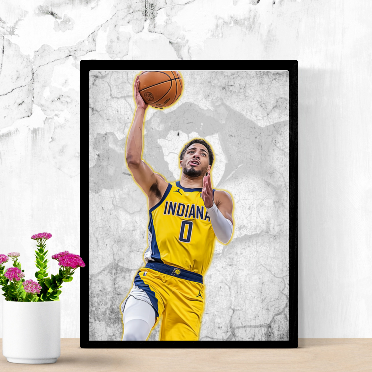 Tyrese Haliburton Matte Paper Poster, Frames & Hanger
