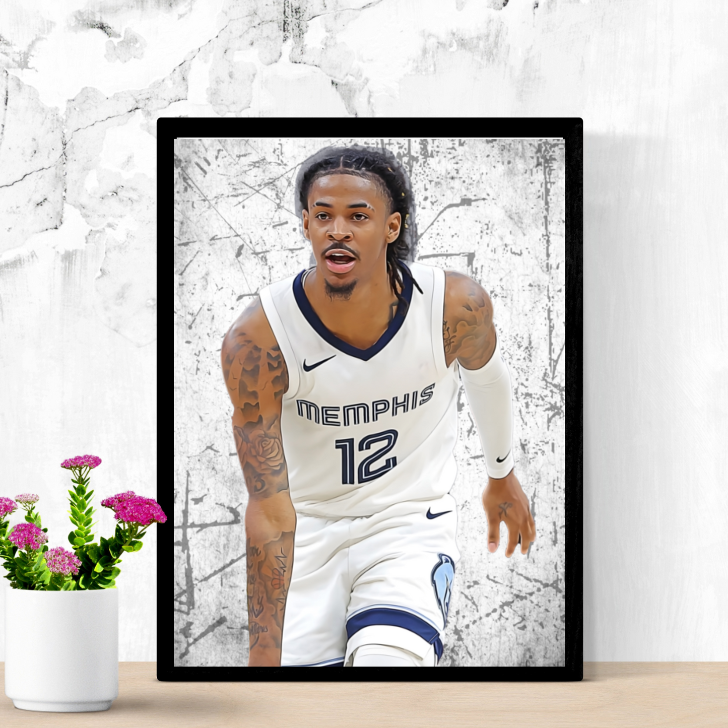 Ja Morant Matte Paper Poster, Frames & Hanger, NBA Fan Gift