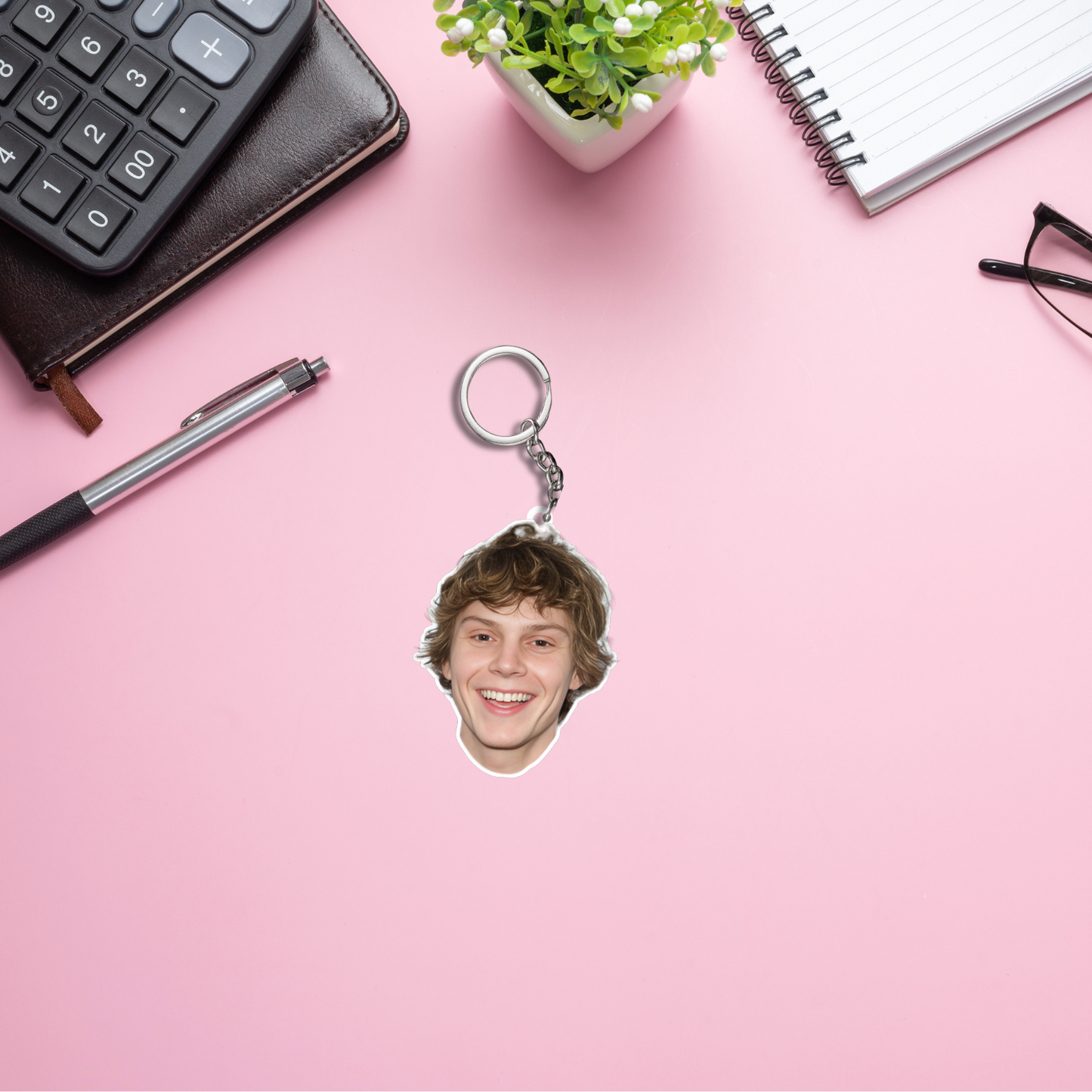 Evan Peters 2 Layer Acrylic Keychain | Best Fan Gift