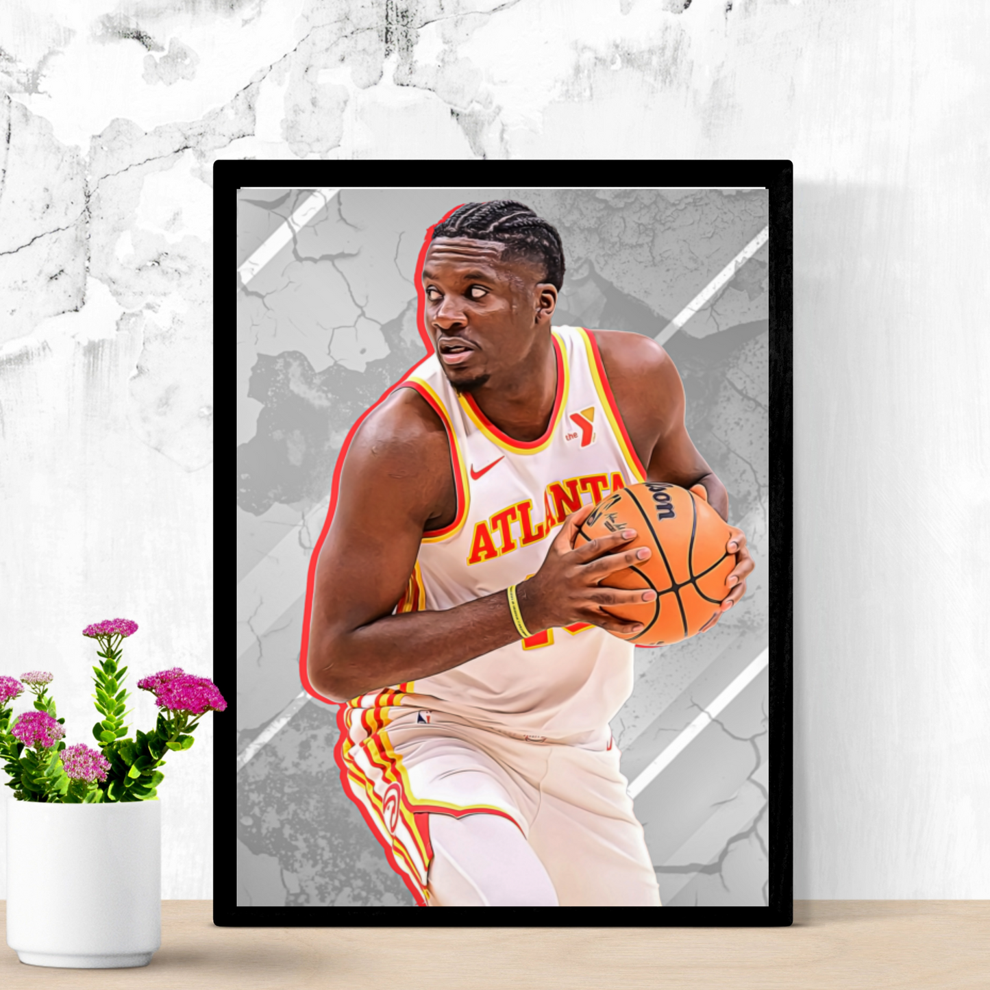 Clint Capela Matte Paper Poster, Frames & Hanger