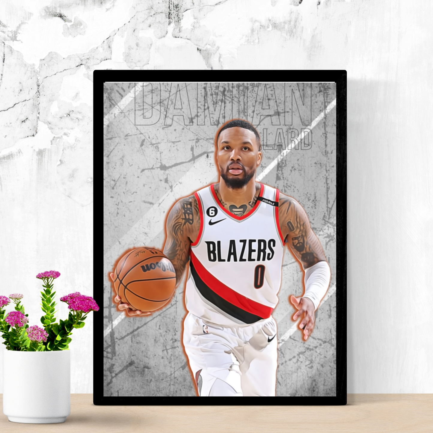 Damian Lillard Matte Paper Poster, Frames & Hanger