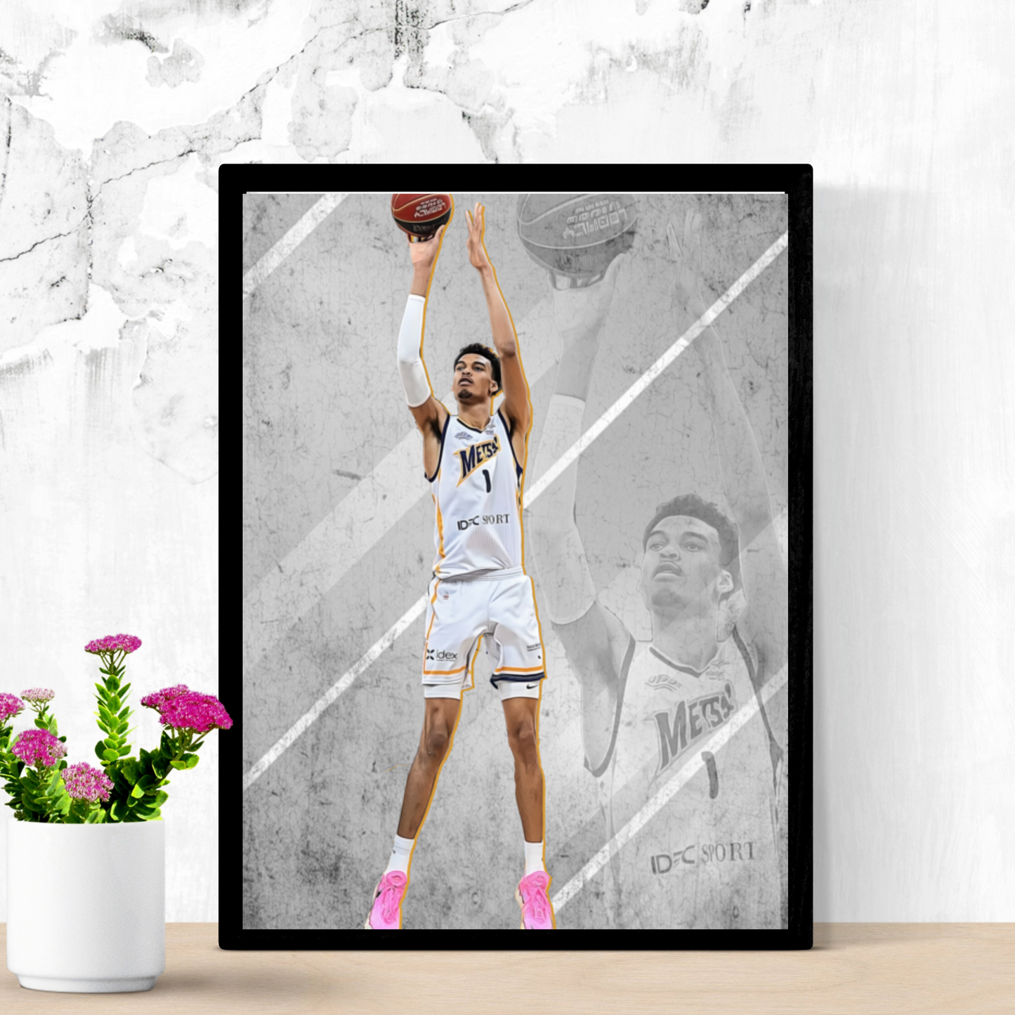 Victor Wembanyama Matte Paper Poster, Frames & Hanger