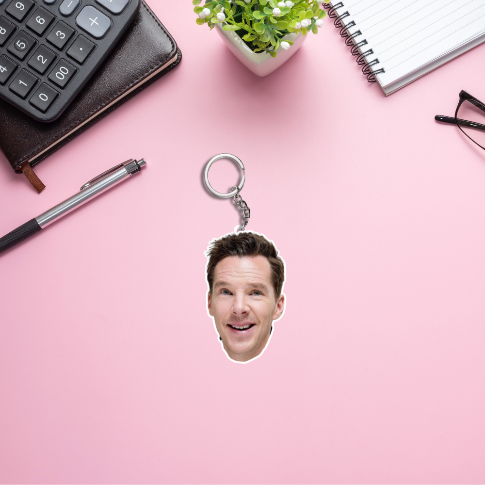 Benedict Cumberbatch 2 Layer Acrylic Keychain | Fan Gift