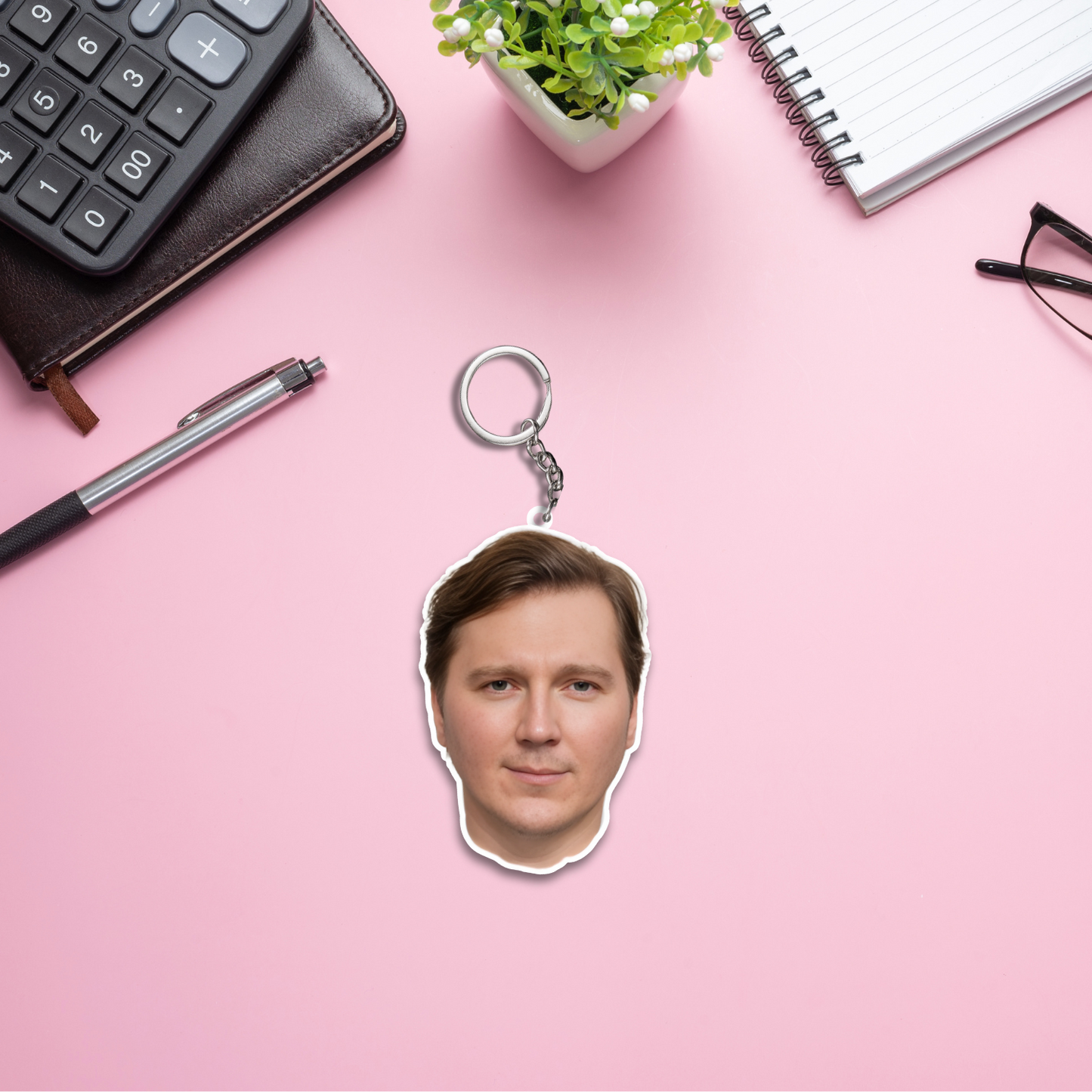 Paul Dano Both Sided Acrylic Keychain | Fan Gift