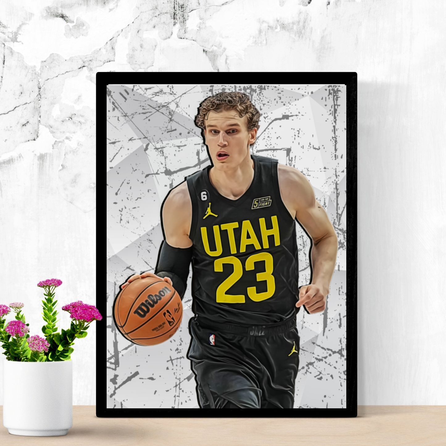 Lauri Markkanen Matte Paper Poster, Frames & Hanger