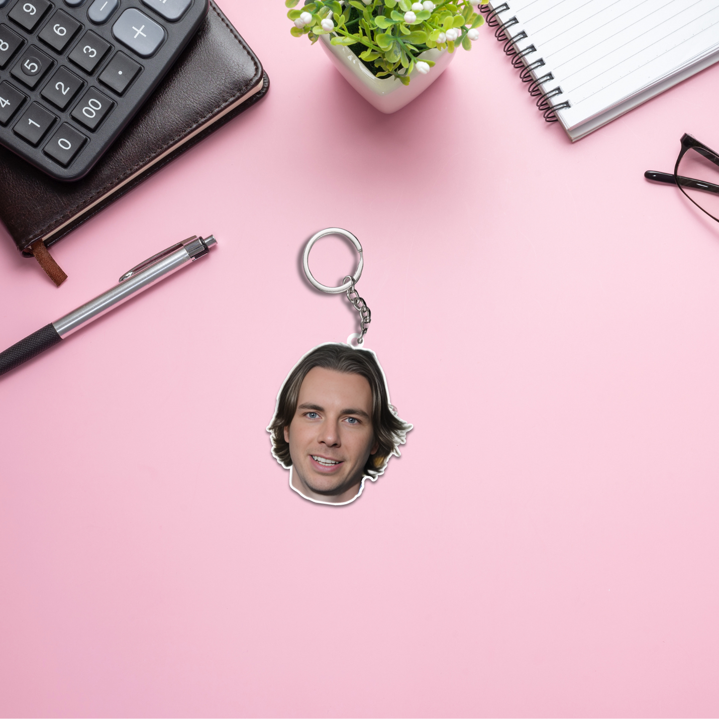 Dax Shepard 2 Layer Acrylic Keychain | Fan Gift