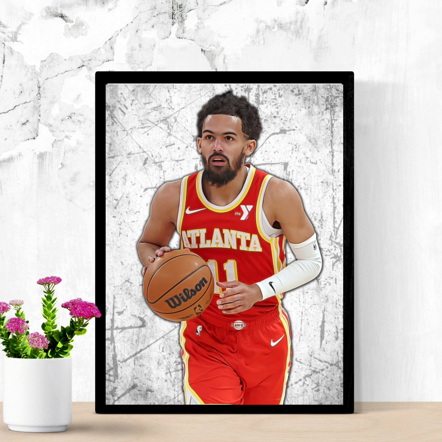 Trae Young Matte Paper Poster, Frames & Hanger