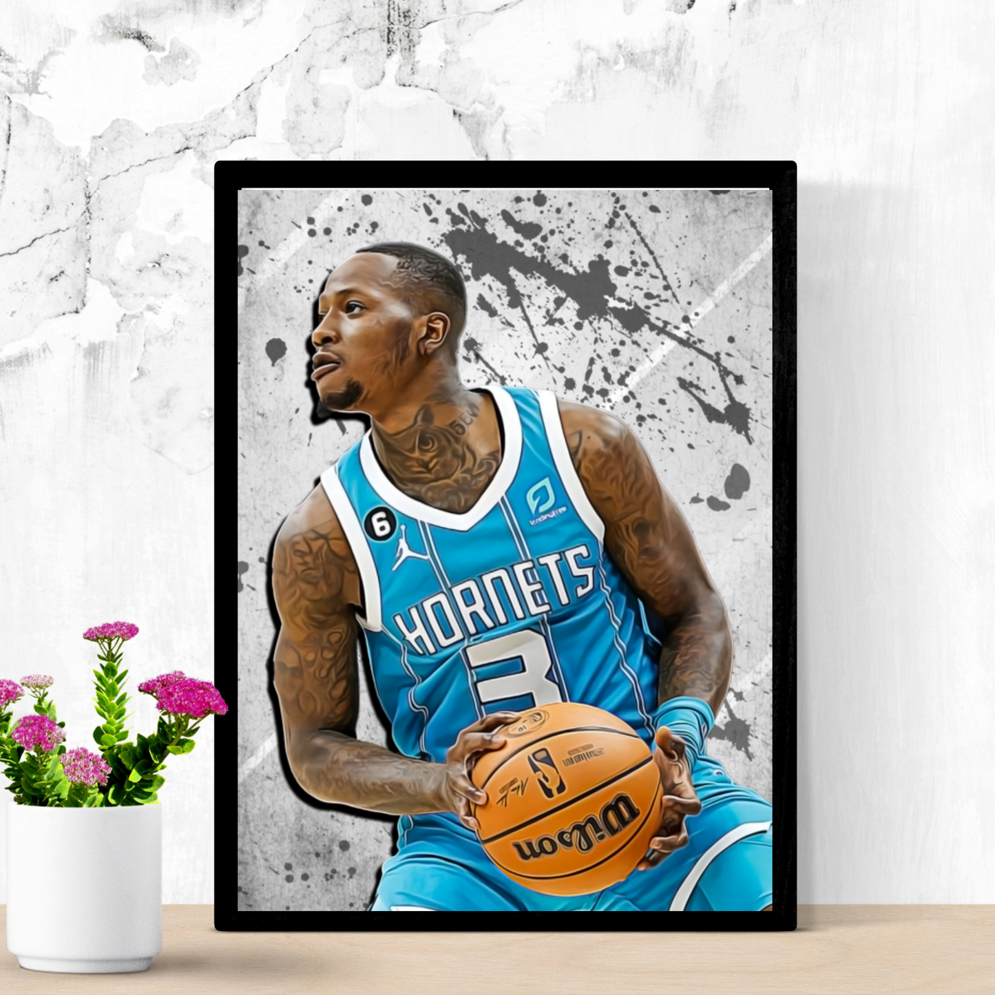Terry Rozier Matte Paper Poster, Frames & Hanger, NBA Fan Gift