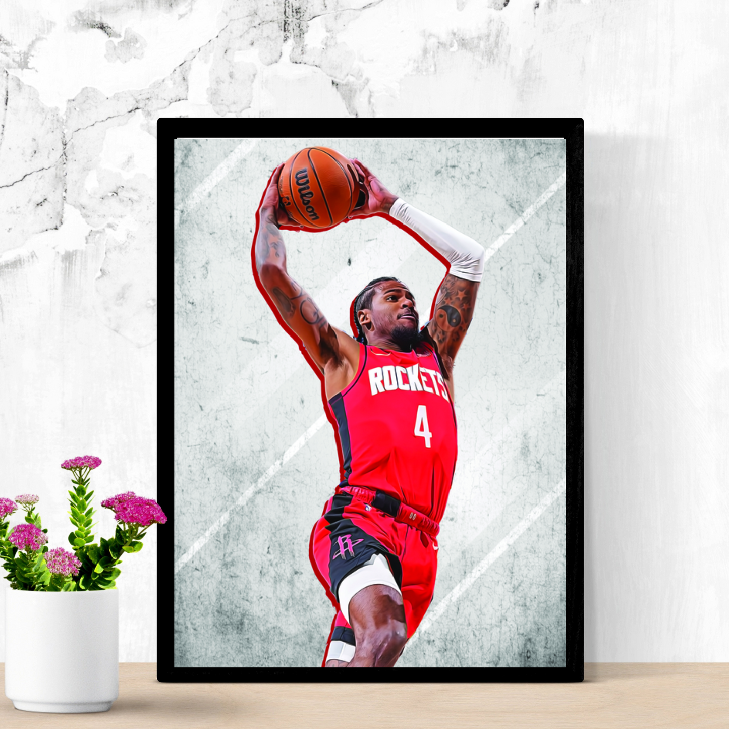 Jalen Green Matte Paper Poster, Frames & Hanger, NBA Fan Gift