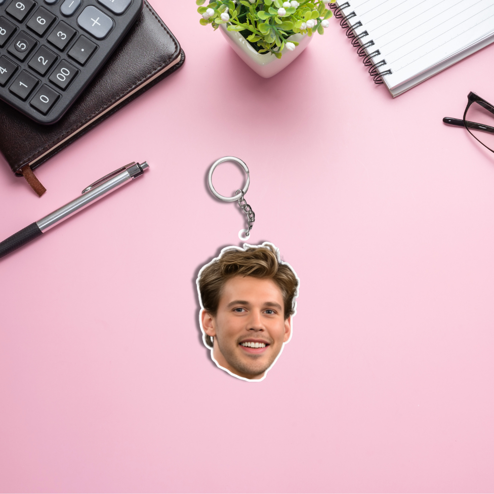 Austin Butler 2 Layer Acrylic Keychain