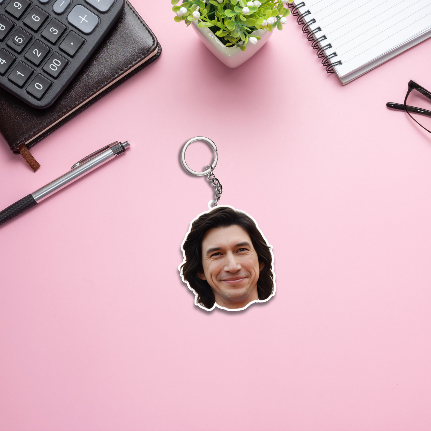 Adam Driver 2 Layer Acrylic Keychain