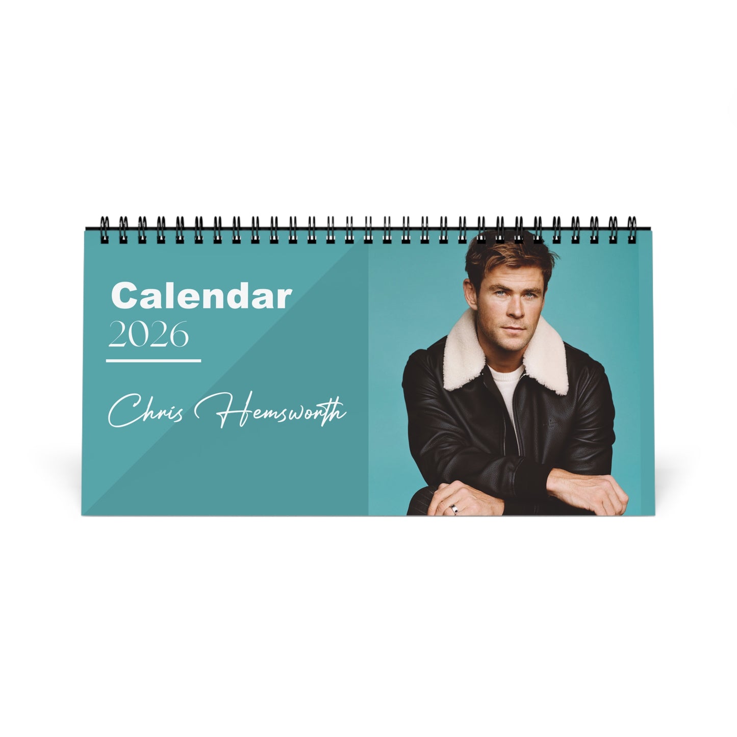 Chris Hemsworth 2026 Desk Calendar, Actor Calendar, Gift for Movie Buff, Office Decor, Daily Planner