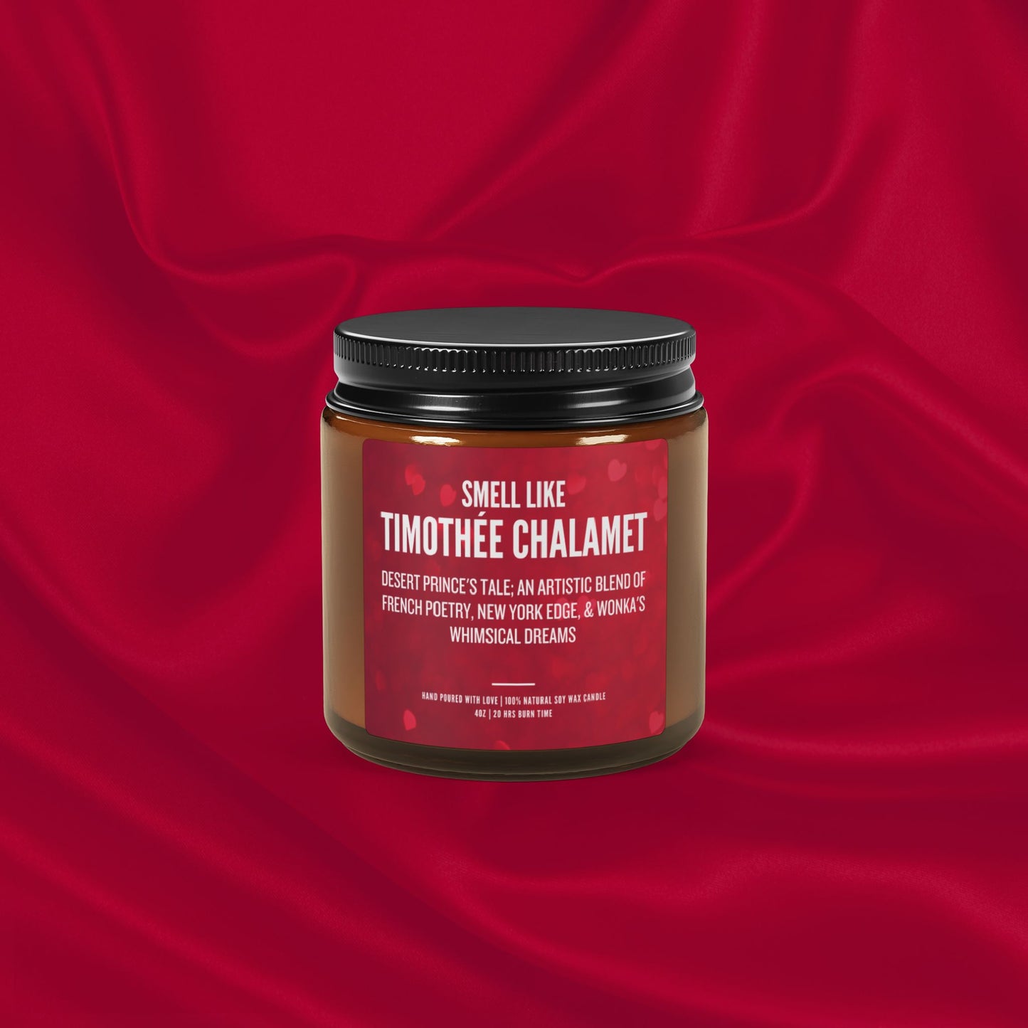 Timothée Chalamet Scented Candle Fan Gift | Luxury Soy Candle