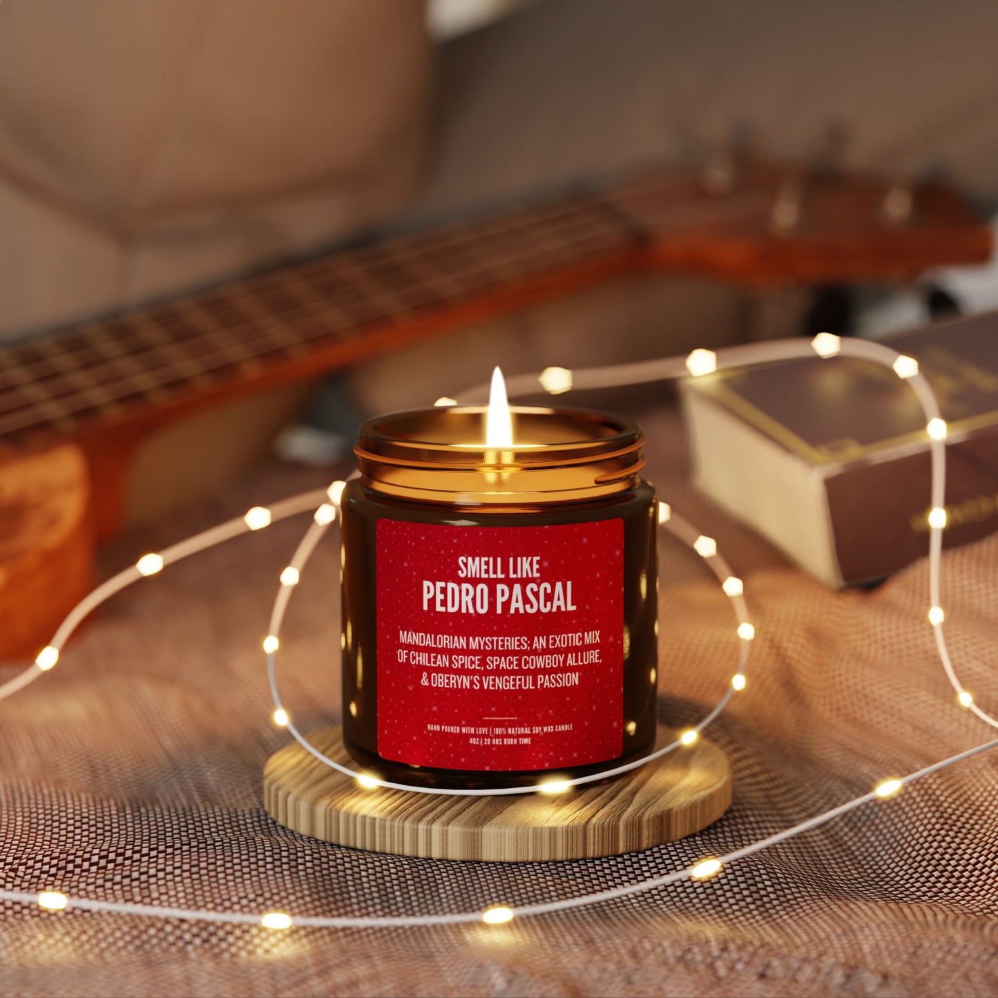 Pedro Pascal Scented Candle For Fans