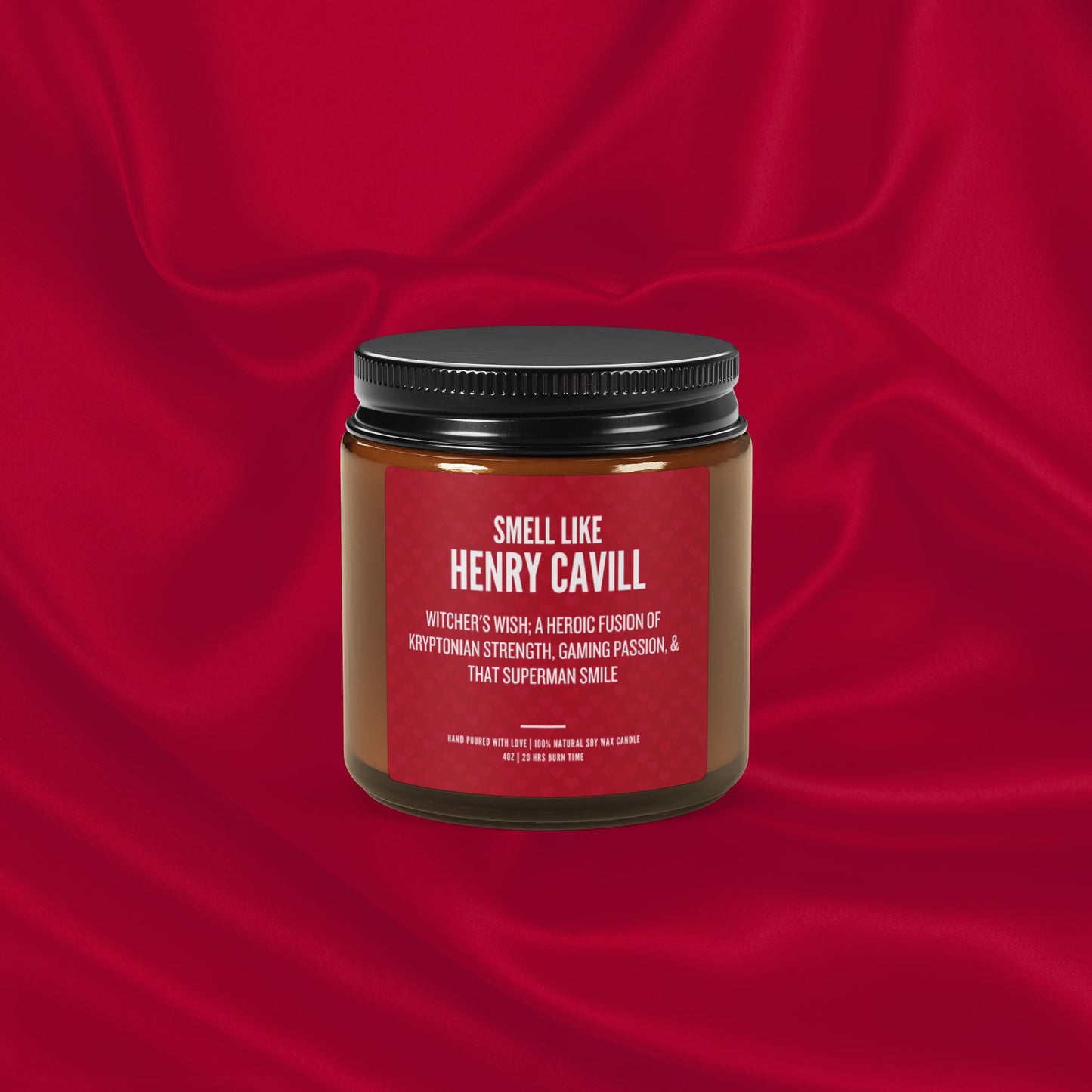 Henry Cavill Scented Gift | Luxury Soy Candle | Fan Gift