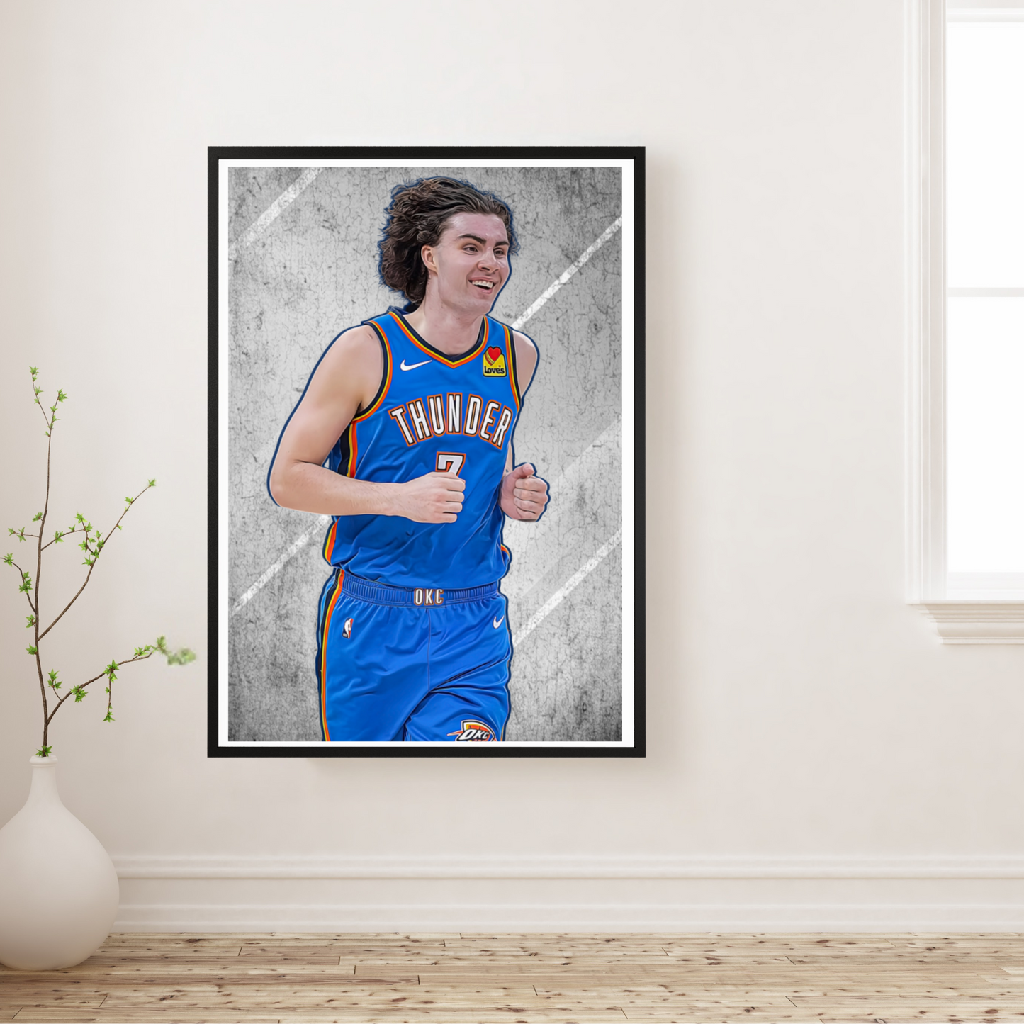 Josh Giddey Matte Paper Poster, Frames & Hanger