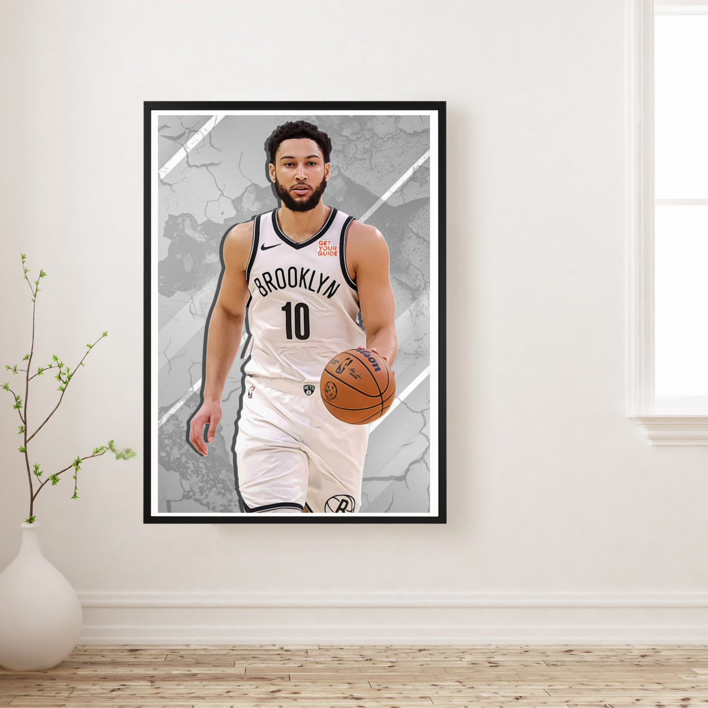 Ben Simmons Premium Matte Paper Poster, Frames & Hanger (Copy)