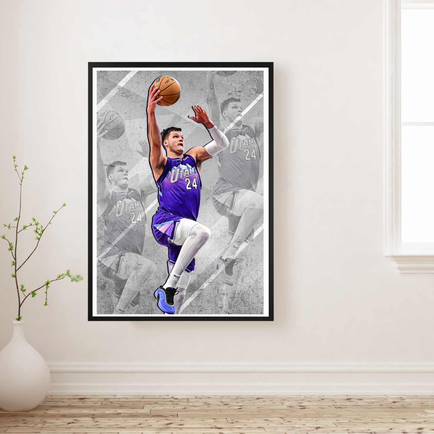 Walker Kessler Matte Paper Poster, Frames & Hanger