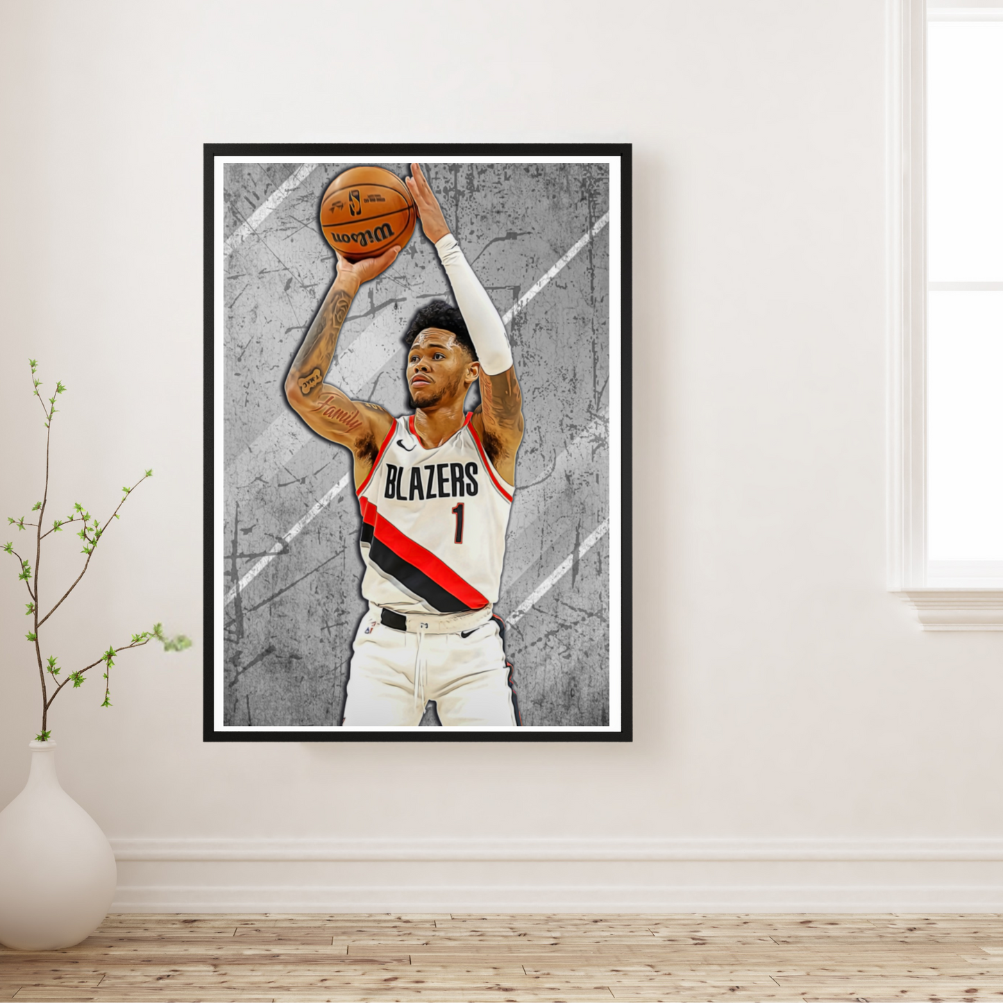 Anfernee Simons Matte Paper Poster, Frames & Hanger