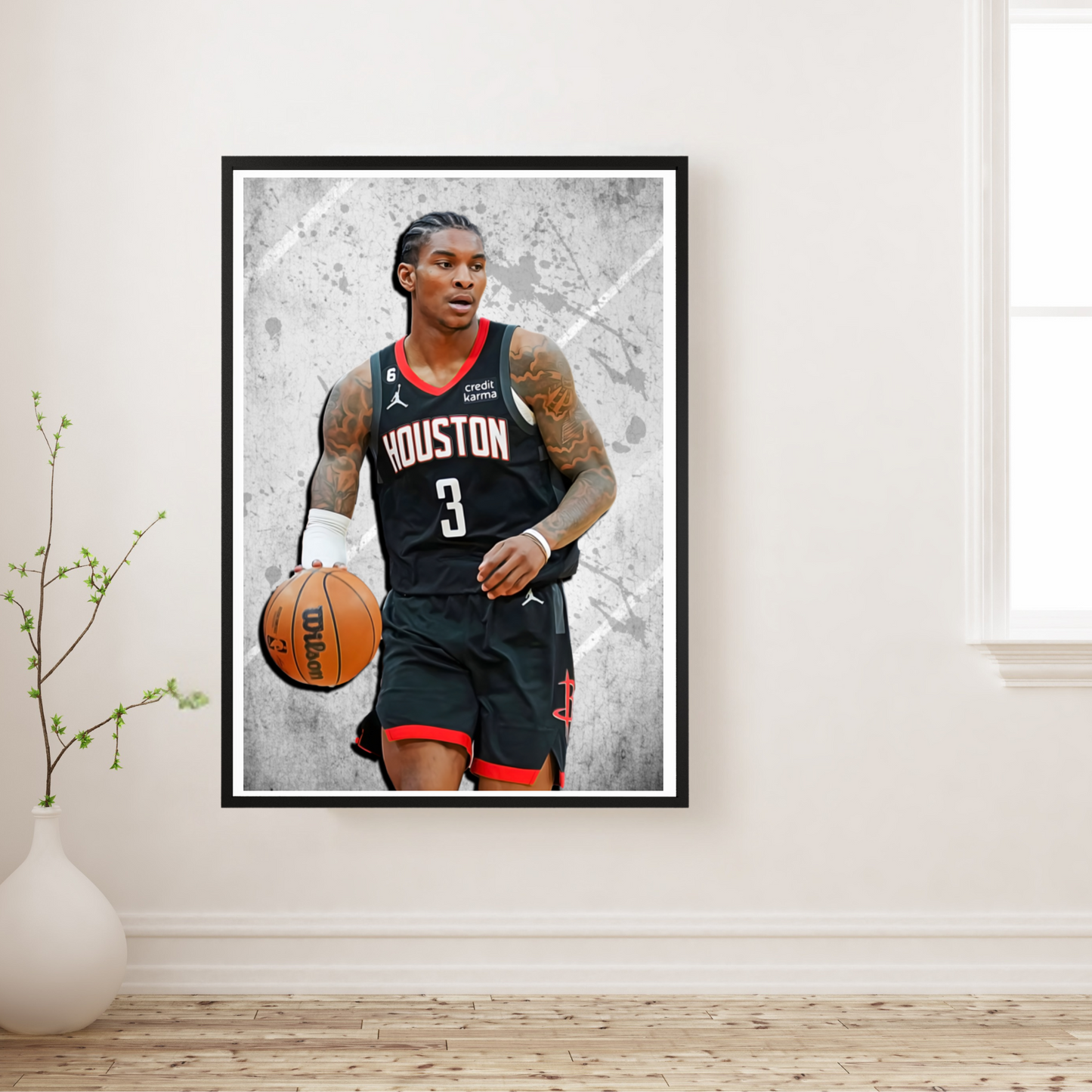 Kevin Porter Jr. Matte Paper Poster, Frames & Hanger, NBA Fan Gift