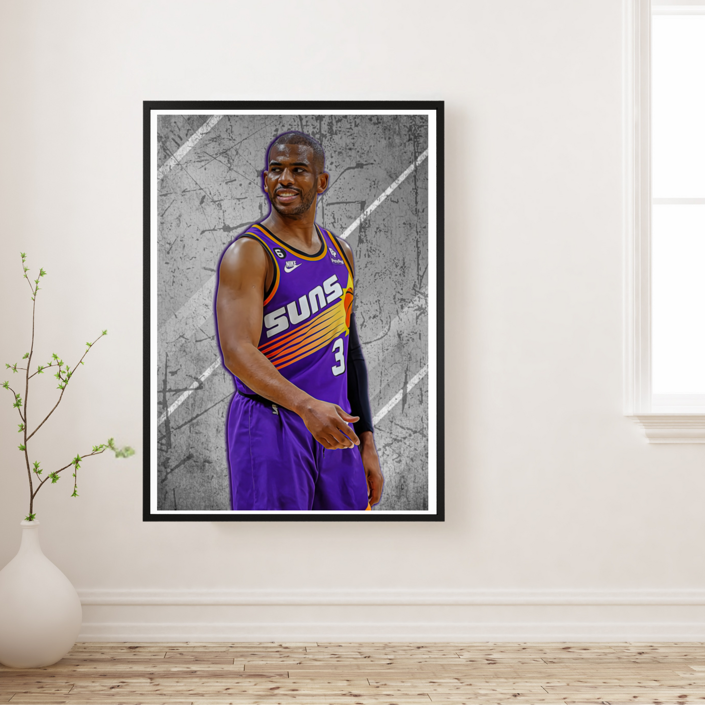 Chris Paul Matte Paper Poster, Frames & Hanger
