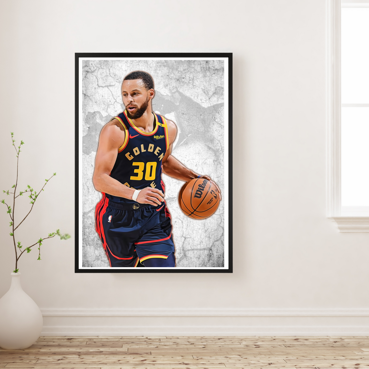 Stephen Curry Matte Paper Poster, Frames & Hanger