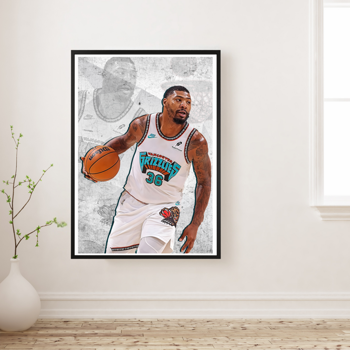Marcus Smart Matte Paper Poster, Frames & Hanger