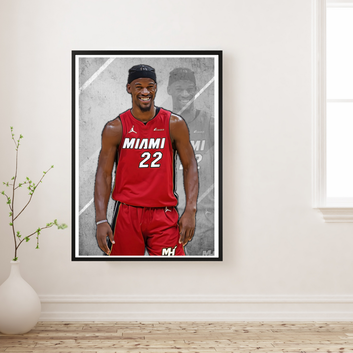 Jimmy Butler Matte Paper Poster, Frames & Hanger, NBA Fan Gift