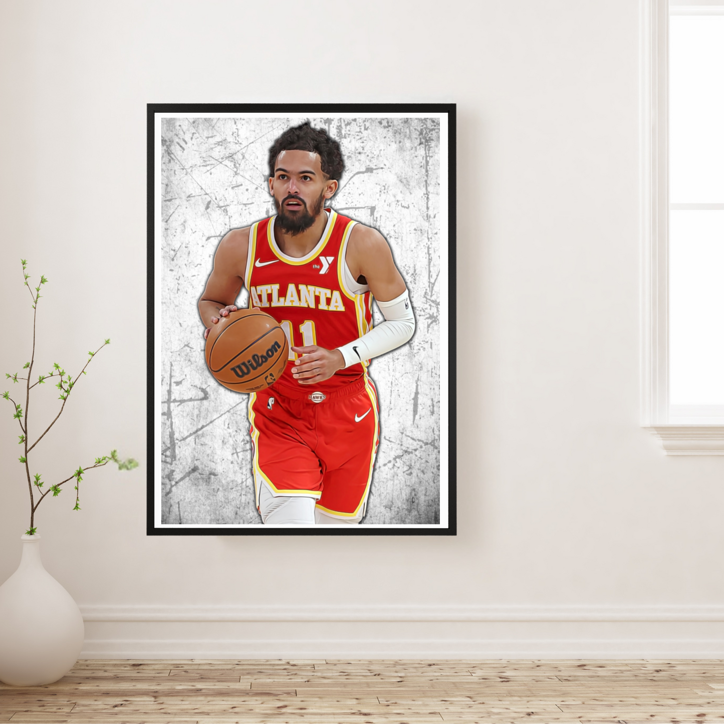 Trae Young Matte Paper Poster, Frames & Hanger