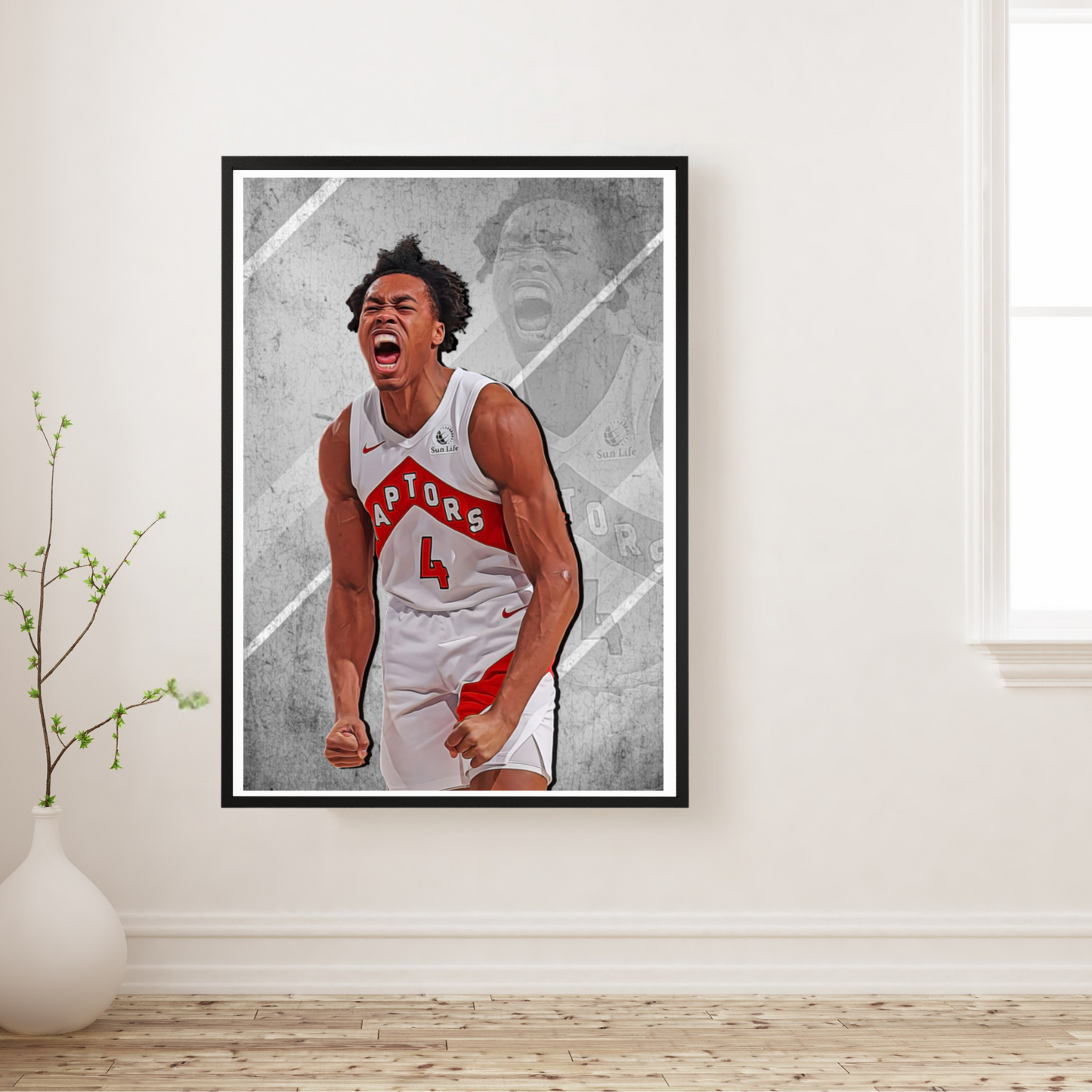 Scottie Barnes Matte Paper Poster, Frames & Hanger