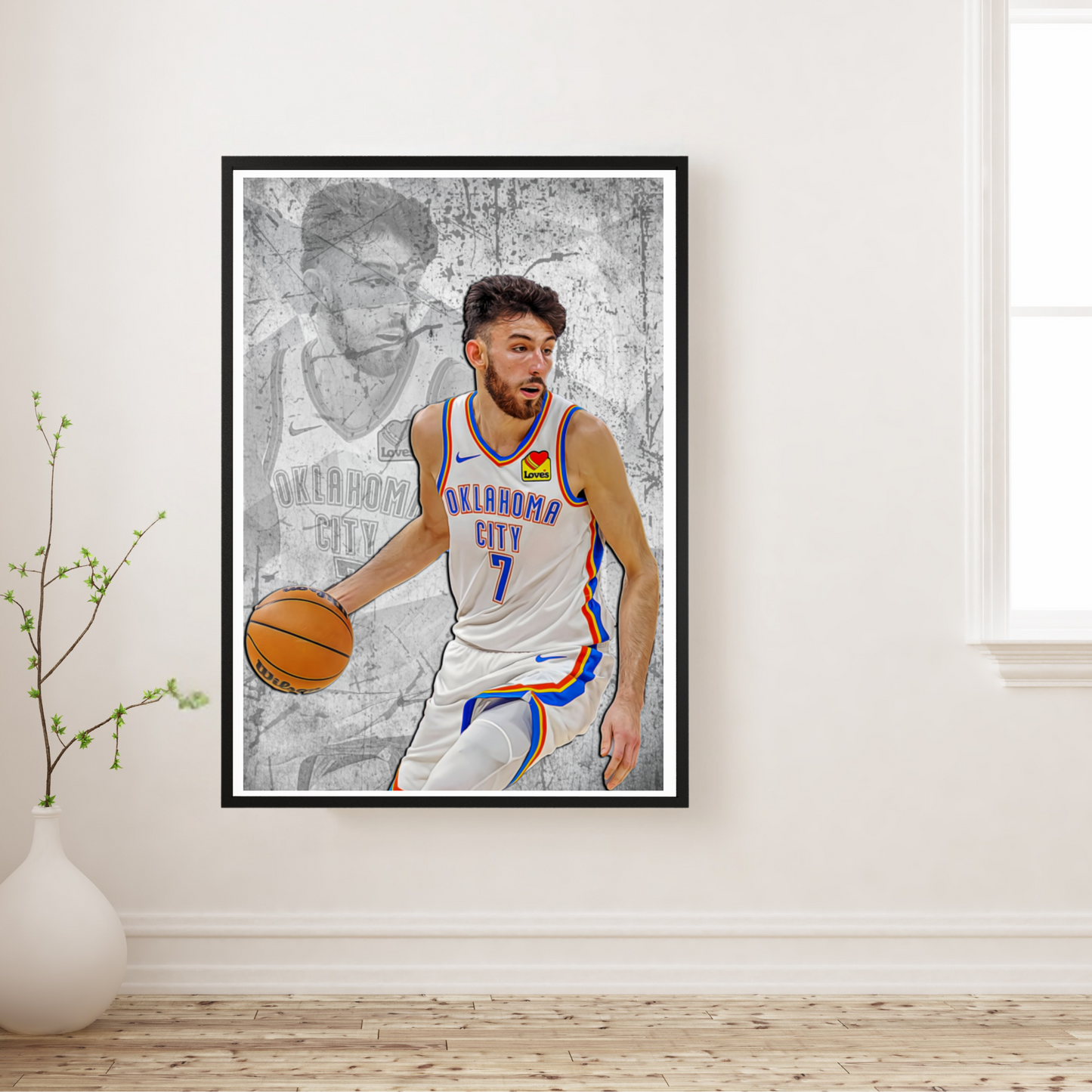 Chet Holmgren Matte Paper Poster, Frames & Hanger