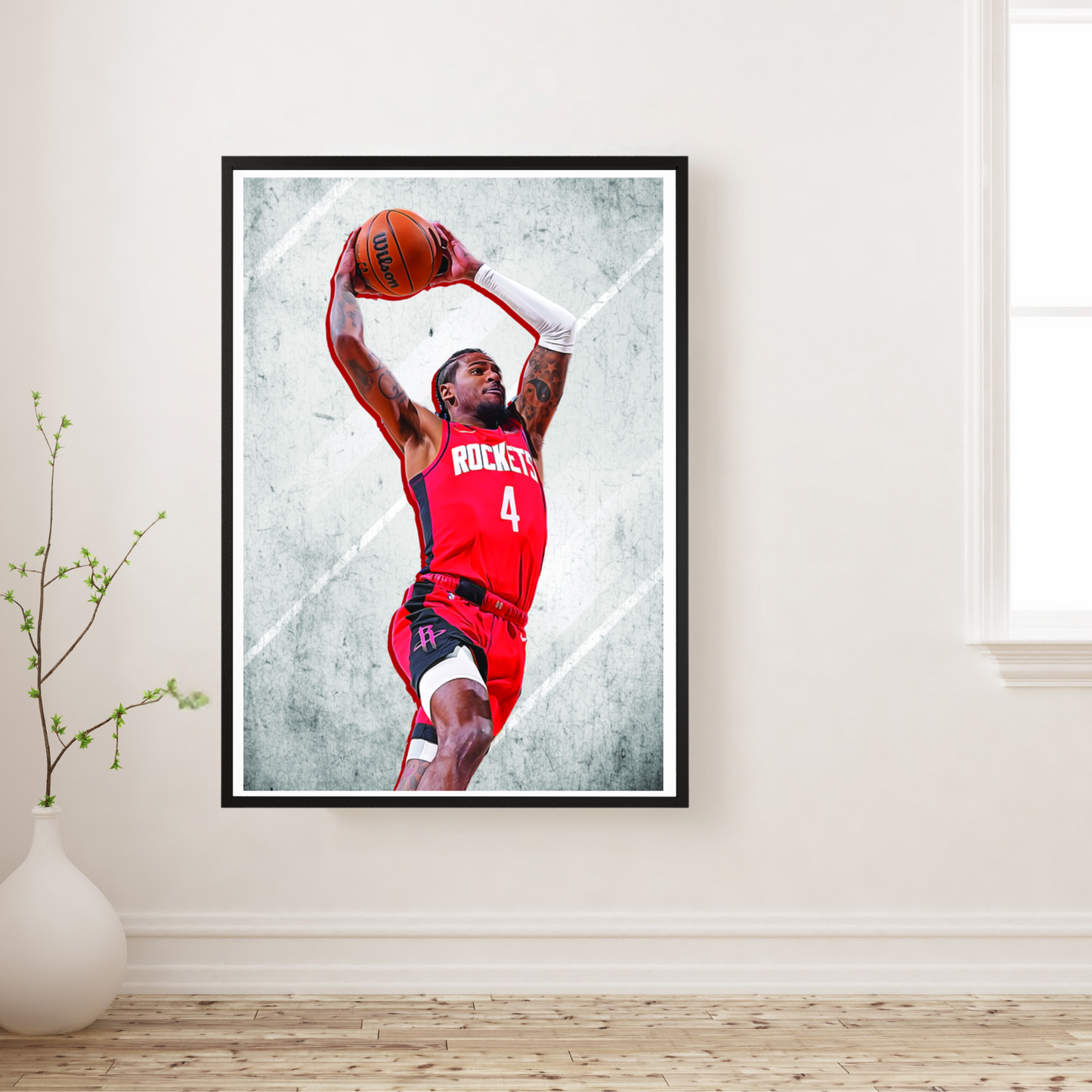 Jalen Green Matte Paper Poster, Frames & Hanger, NBA Fan Gift